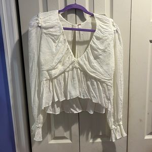 Free People white blouse